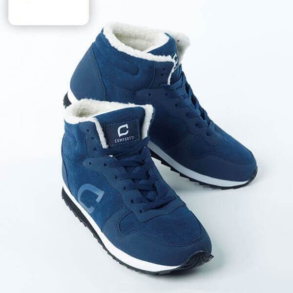 Warm Men's Snow Boots – Bjorn-Blue-4-Nora Luxe
