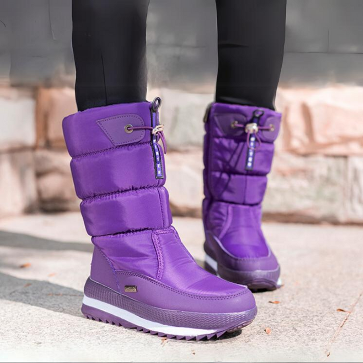 Waterproof snow boots with zipper – Nova-Purple-3.5-State of Style