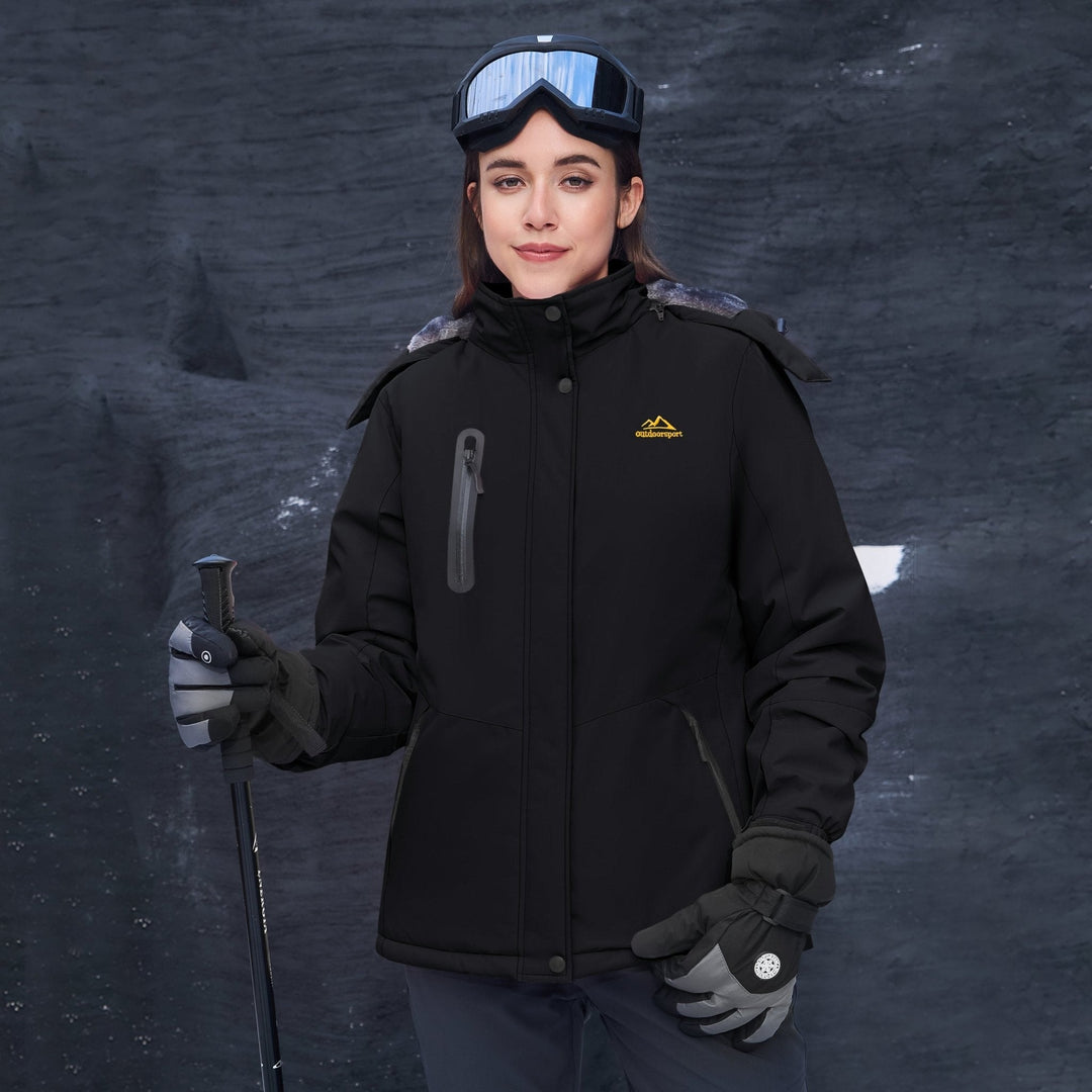 Blue MAGCOMSEN Women's Windproof & Waterproof Snow Ski Winter Jacket in #Color_Blue