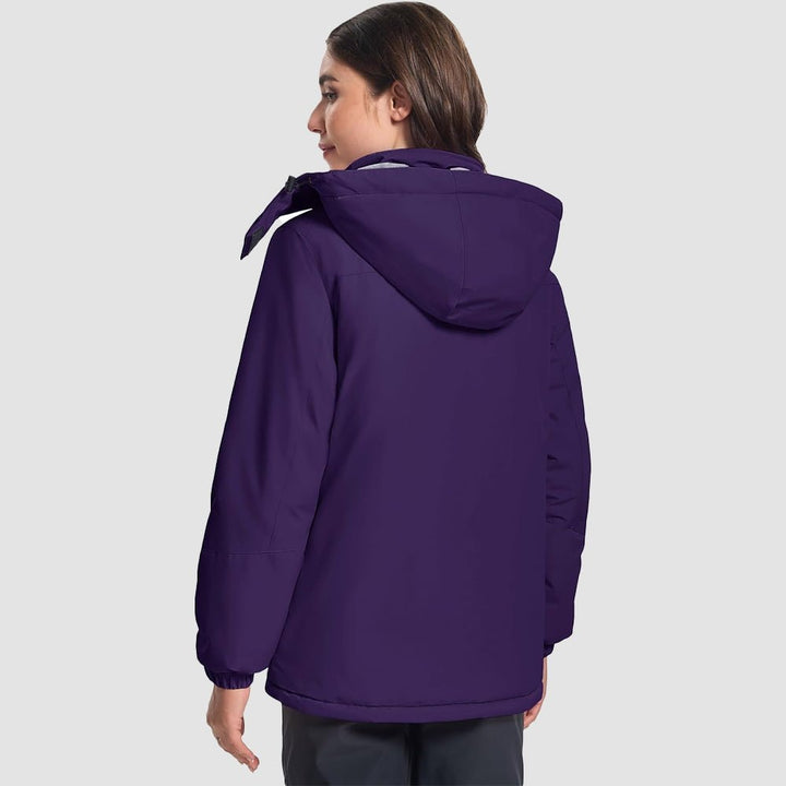 Dark Purple MAGCOMSEN Women's Windproof & Waterproof Snow Ski Winter Jacket in #Color_Dark Purple