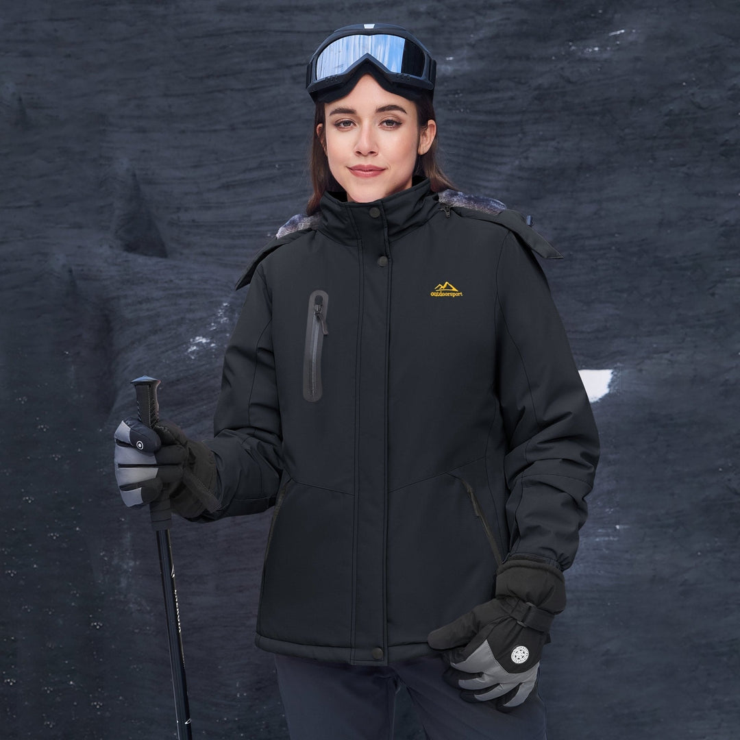 Blue MAGCOMSEN Women's Windproof & Waterproof Snow Ski Winter Jacket in #Color_Blue