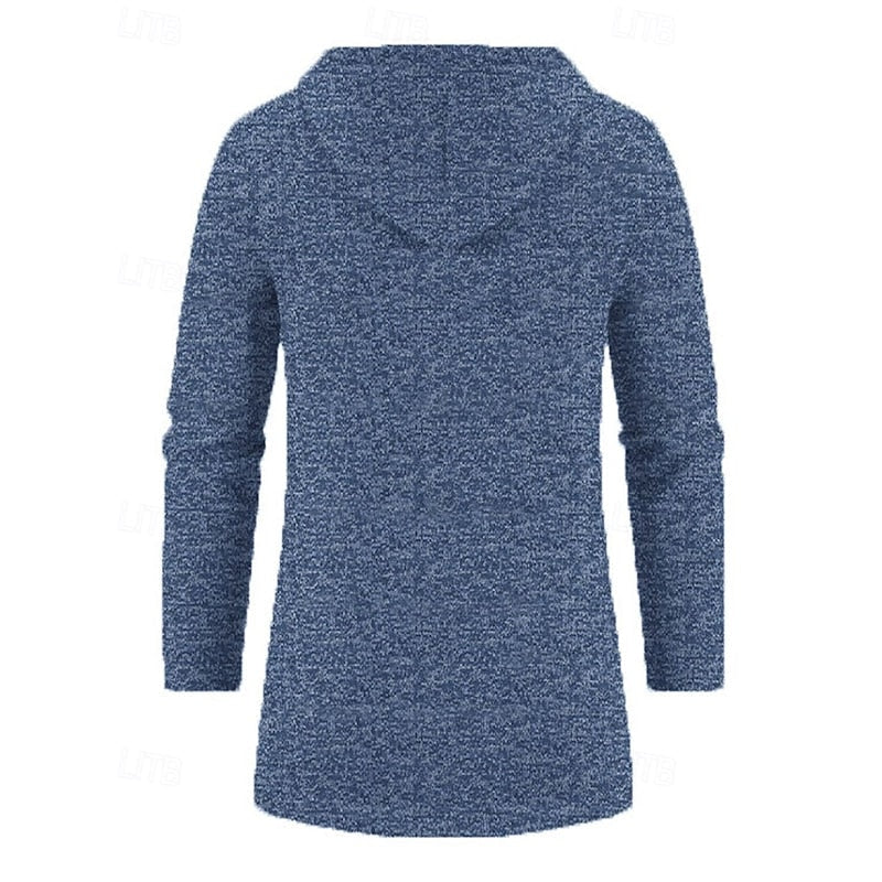Tucker | Men's Hooded Zip Up Long Coat