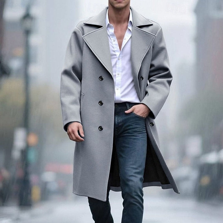 Jasper | Men's Double Breasted Long Coat